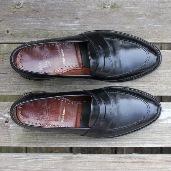 Allen Edmonds Calf Leather Black Loafers Men's US 7 Woman's 9.5 unisex - Picture 8 of 14